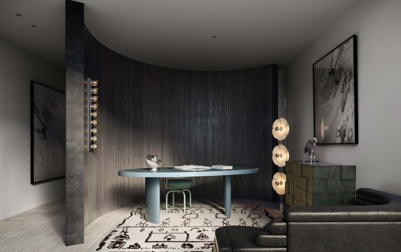 Private study. Visualisation by Gabriel Saunders.