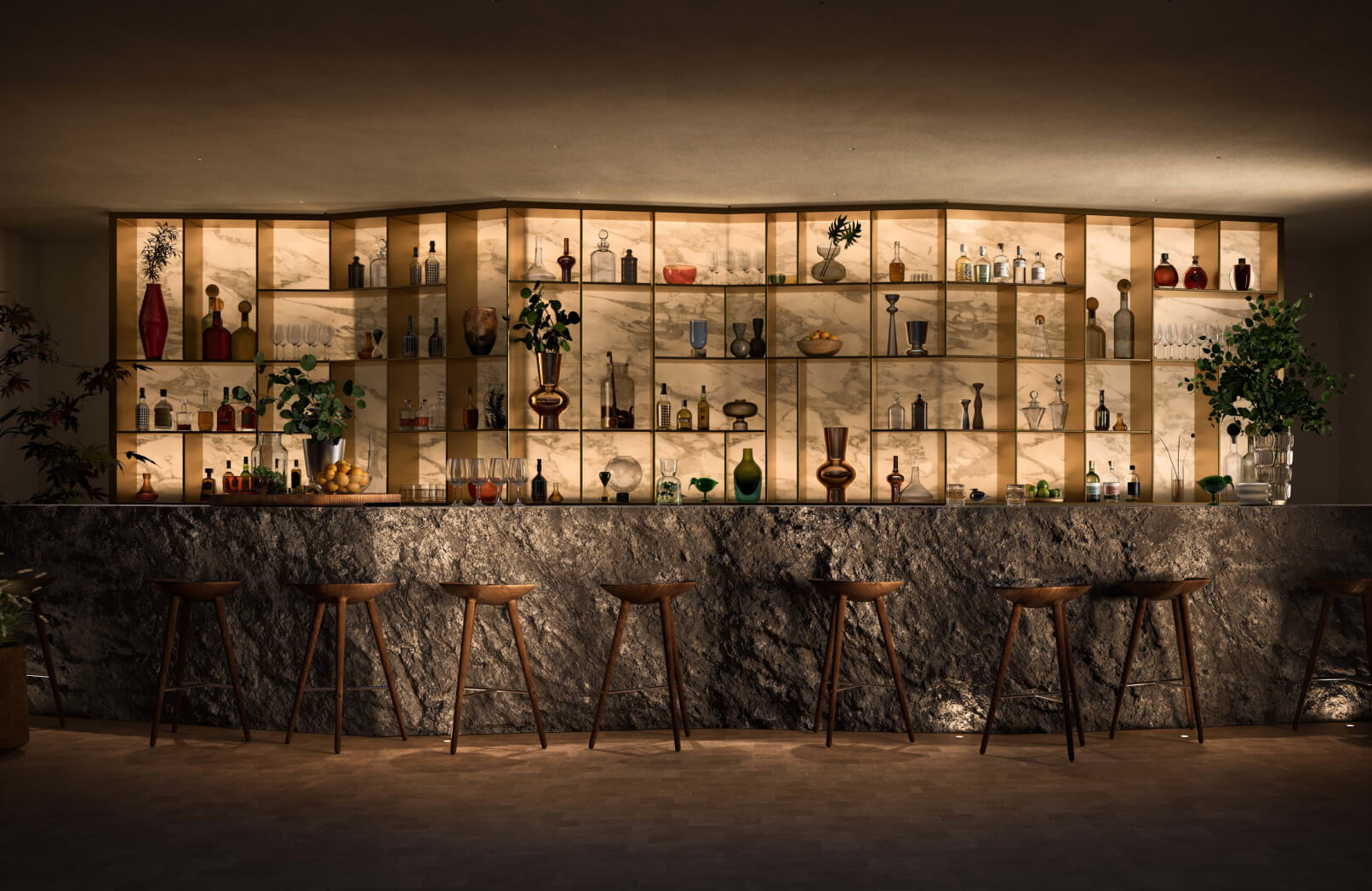 Bar at Level 1. Visualisation by Gabriel Saunders.